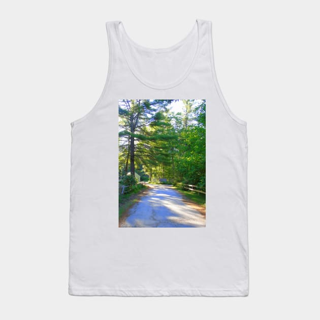 Country Road New Hampshire Tank Top by MAMMAJAMMA